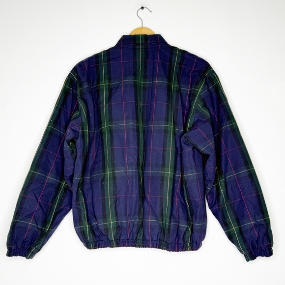 Ralph Lauren Men’s Tartan Plaid Zip-Up Jacket Size Small Cotton, Fleece-Lined - Picture 3 of 7